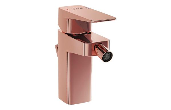 VitrA Root Square Bidet Mixer - Soft Copper